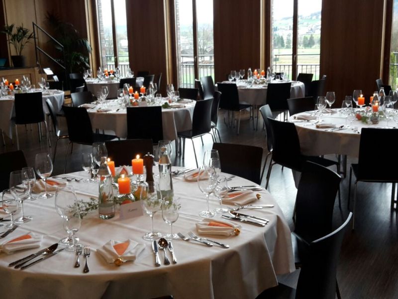 Elegantly Set Banquet Hall