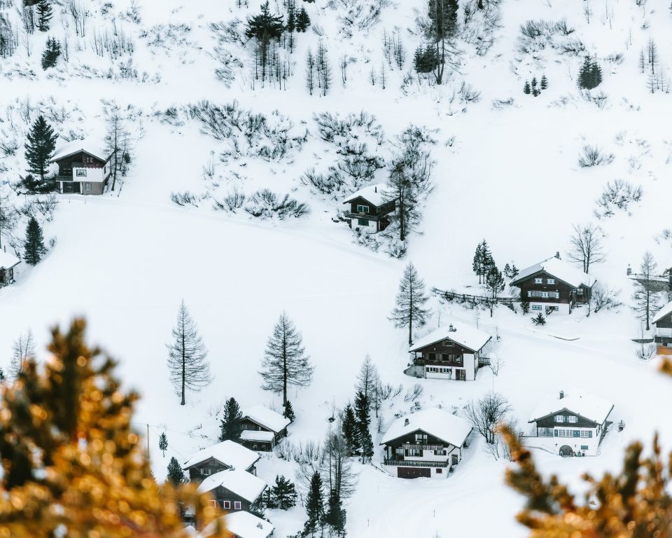 Snowy Mountain Village
