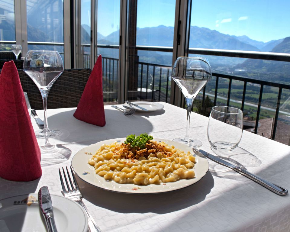 Cheese Spätzle with a View